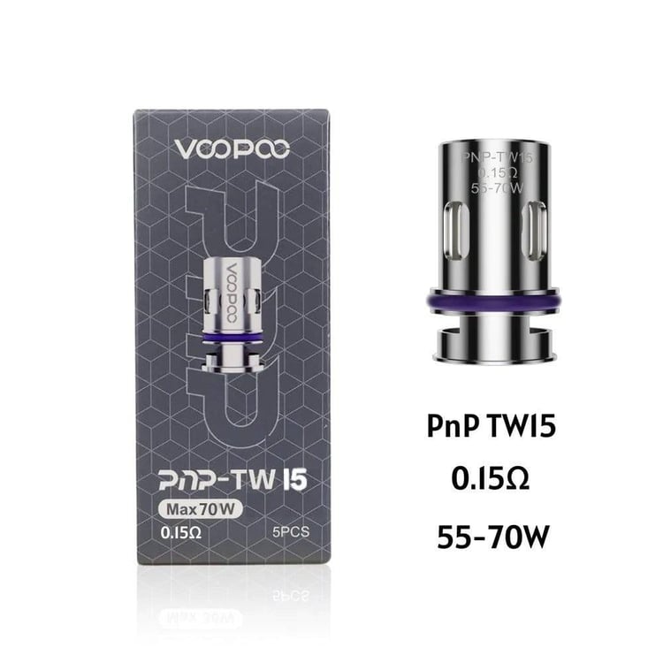 كويلات فوبو دراق 4 مقاومة 0.15 Voopoo PnP-TW15 0.15 Ohm