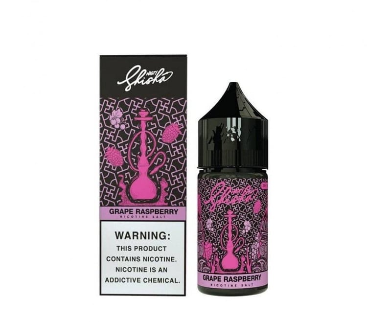 نكهة ناستي عنب توت الرائعة NASTY Shisha GRAPE RASPBERRY Salt