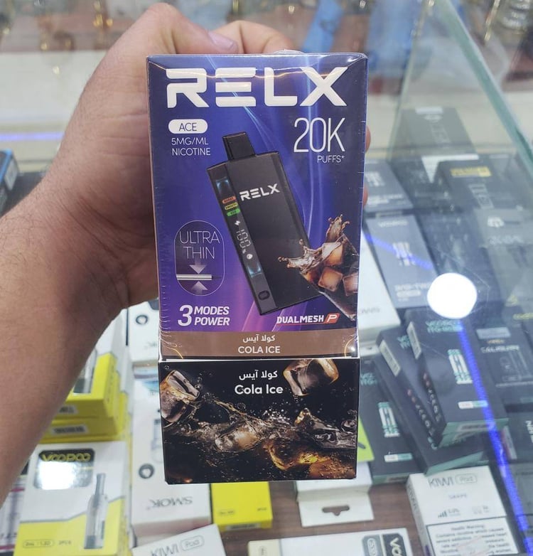 سحبة ريلكس ايس 20 الف موش Relx Ace 20000 Puffs
