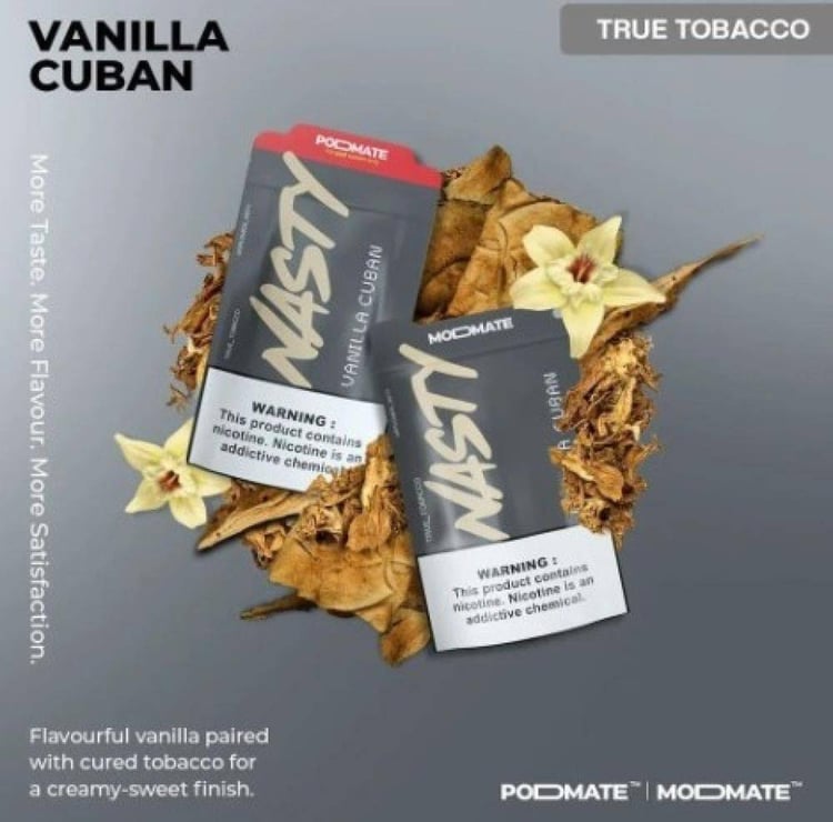 نكهة ناستي مود ميت فانيلا كوبانو Nasty ModMate Vanilla Cuban