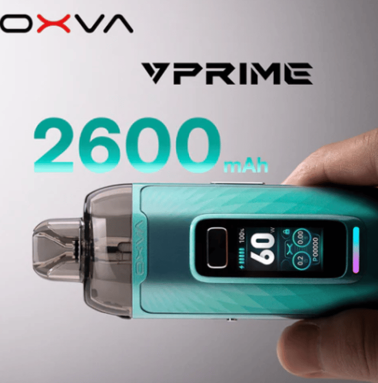 جهاز سحبة وشيشة سيجارة في برايم من اوكسفا VPRIME OXVA POD KIT