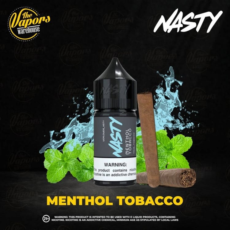 نكهة ناستي بود ميت توباكو نعناع بارد Nasty PodMate Nic Salt - menthol