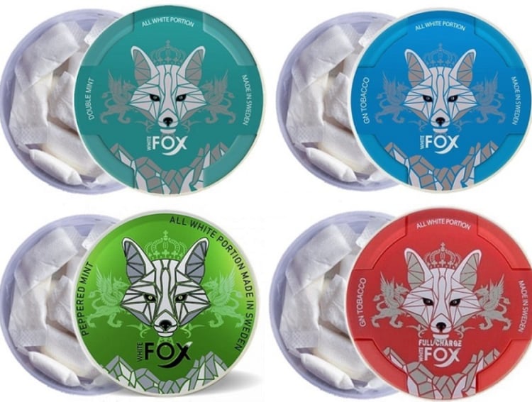وايت فوكس اظرف نيكوتين White Fox Nicotine Pouches