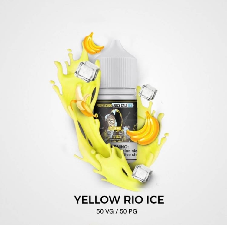 نكهة موز ايس نكهة يلو ريو ايس بروفيسور جوس professor juice YELLOW RIO 