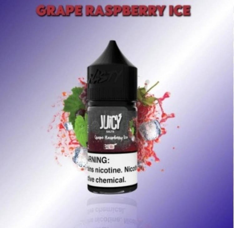 نكهة سولت جوسي عنب توت ايس - Juicy Grape Raspberry ICE Salt