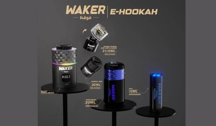شيشة ووكر أي هوكا 5000 شفطة - Puffs WAKER Shisha 5000