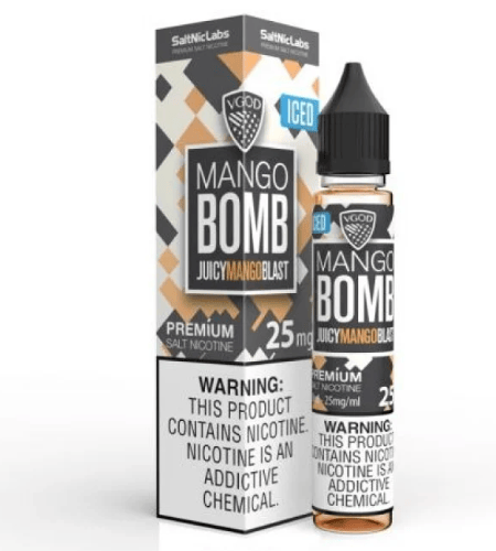 نكهة سولت قنبلة المانجو البارد Bomb Mango VGOD ICED