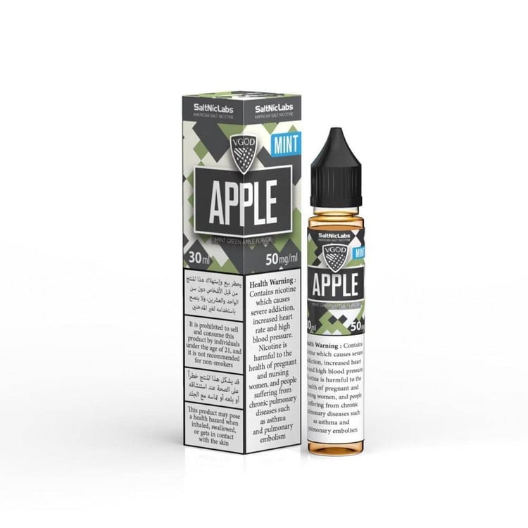 نكهة فيقود سولت تفاح حامض بارد Bomb Apple VGOD ICED