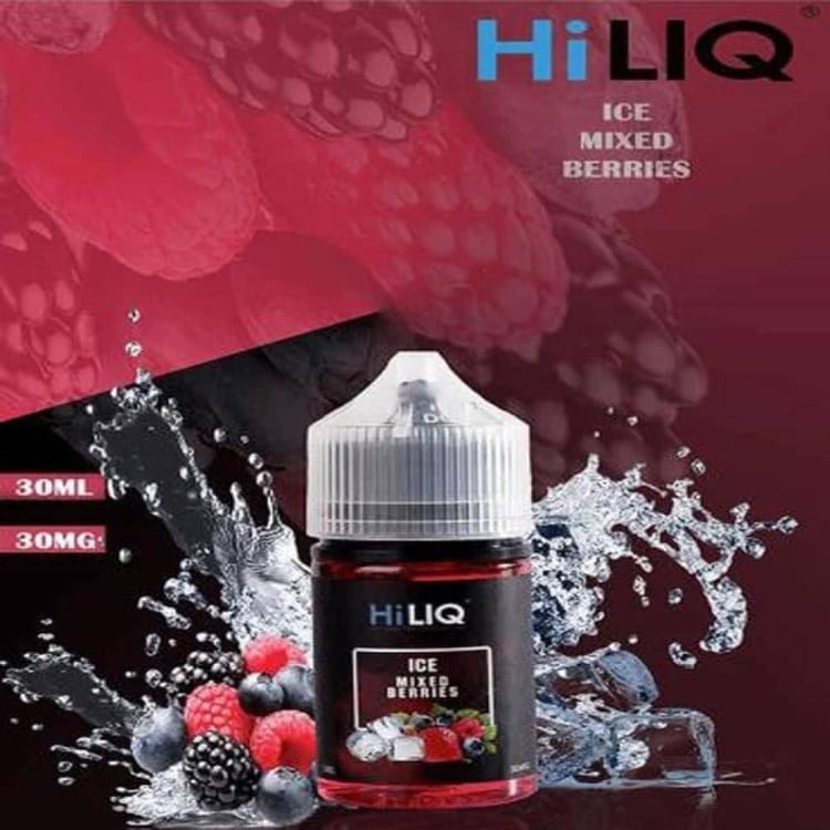 نكهة سحبة هاي لك بطعم مكس التوت سولت نيكوتين 30 مل- HILIQ MIX BERRY IC
