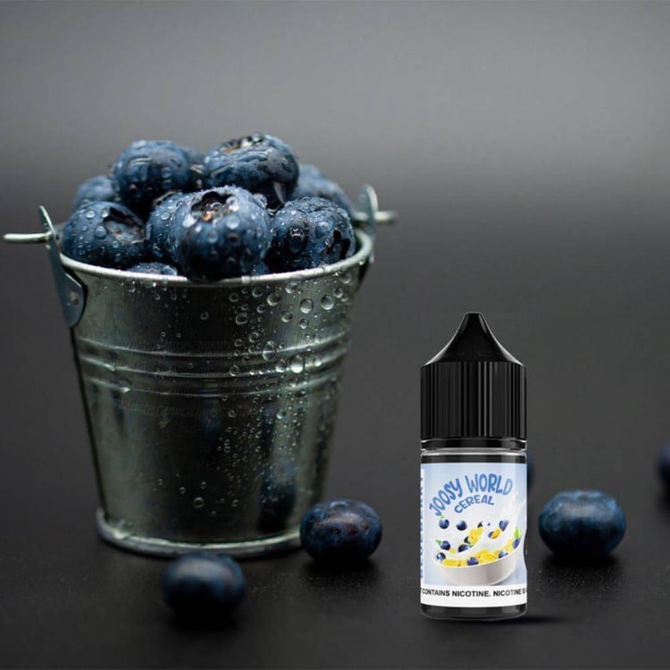 نكهة سولت كورن فلكس بلو بيري JOOSY WORLD CEREAL BLUEBERRY 30ml