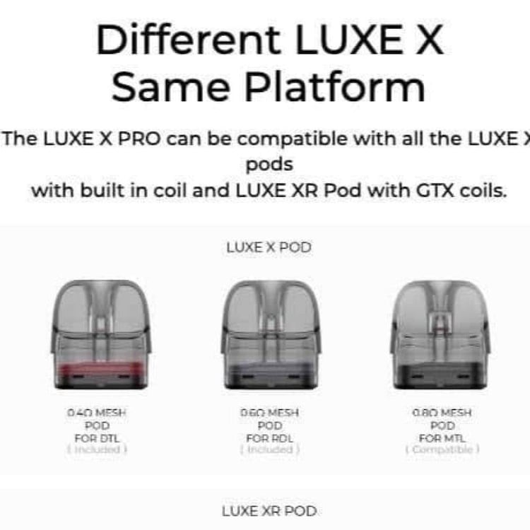 بودات فابوريسو لوكس اكس VAPORESSO LUXE X POD