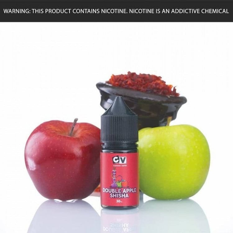 نكهة سولت سي في شيشة التفاحتين الرائعة CV shisha double apple