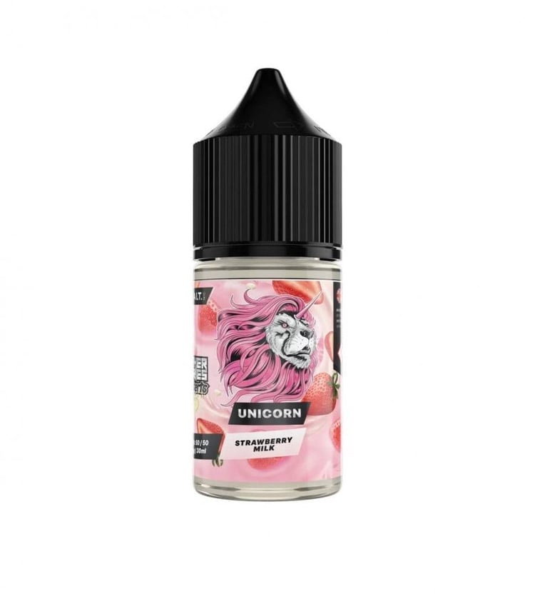 نكهة سولت بينك بانثر يونيكورن حليب فراولة -Pink Panther Unicorn Strawb