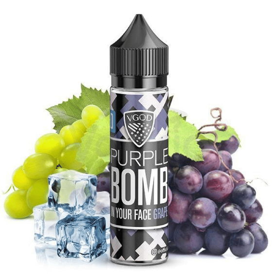 نكهة فيب قنبلة العنب بارد Bomb Purple Grape ICE VGOD