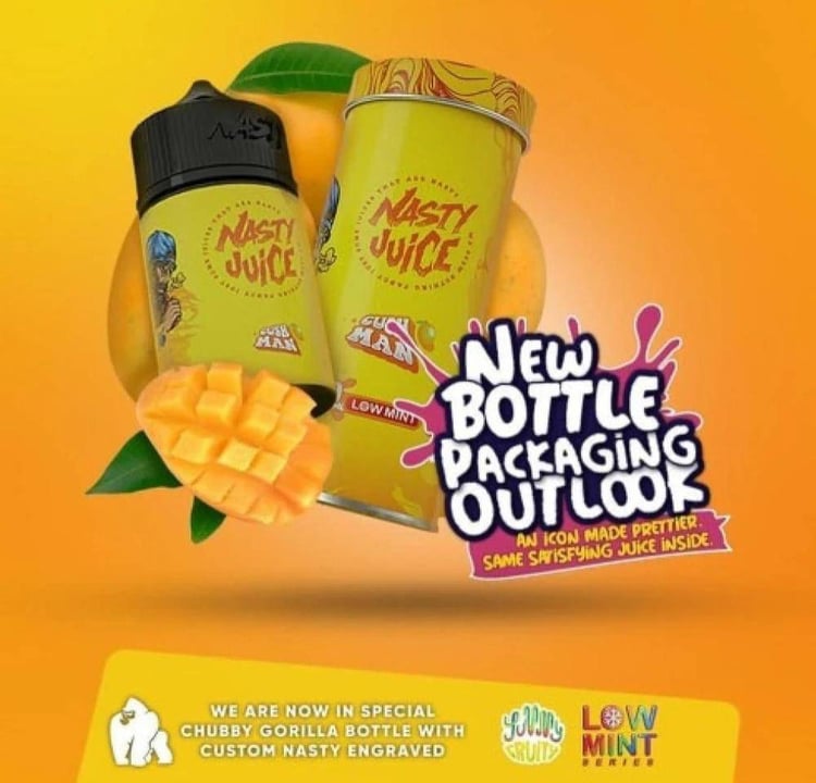 نكهة فيب ناستي مانجو المنعشة Nasty Mango Cush Man Vape