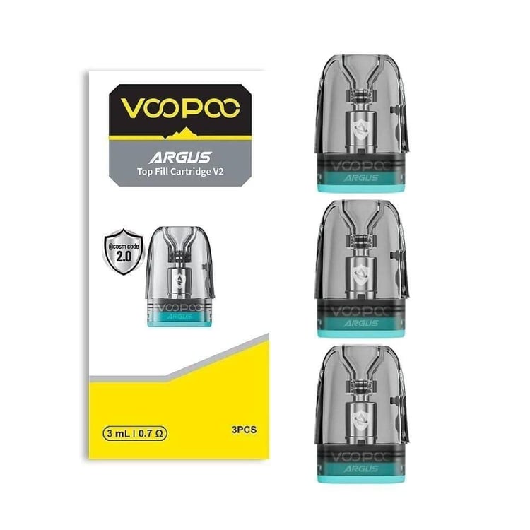 VOOPOO ARGUS Top Fill Cartridge V2 -بودات فوبو أرجوس تعبئة علوية V2