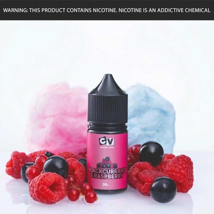 نكهة سولت سي في كشمش اسود وتوت CV BLACKCURRANT &RASPBERRY