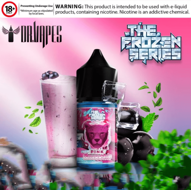 نكهة سولت بينك سموثي فروزين بارد -Pink Panther Pink Frozen Smoothie Sa