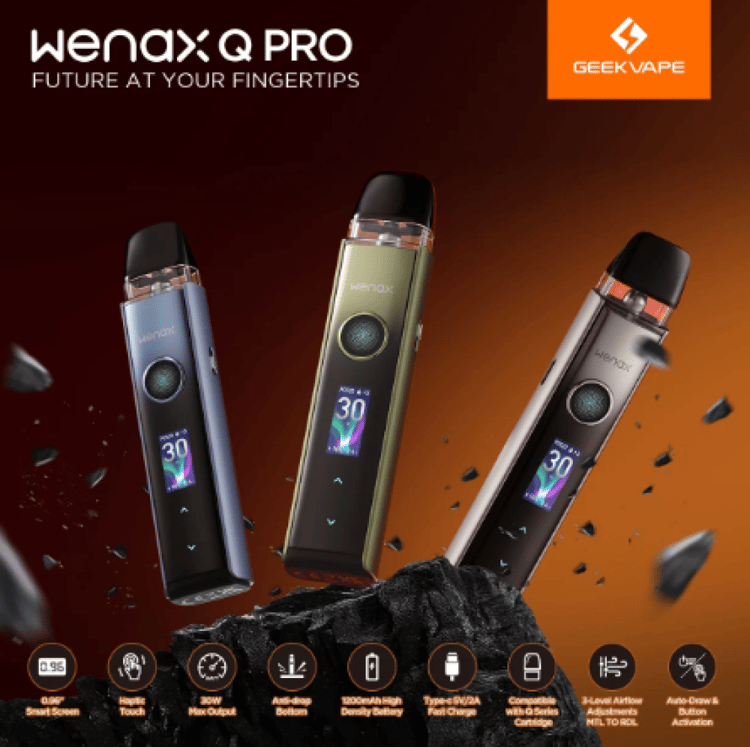 جهاز سحبة وينكس كيو برو من جيك فيب Geekvape Wenax Q Pro