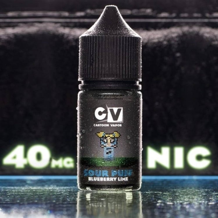 نكهة سولت التوت الأزرق مع الليمون سي في - CV BLUEBERRY LIME