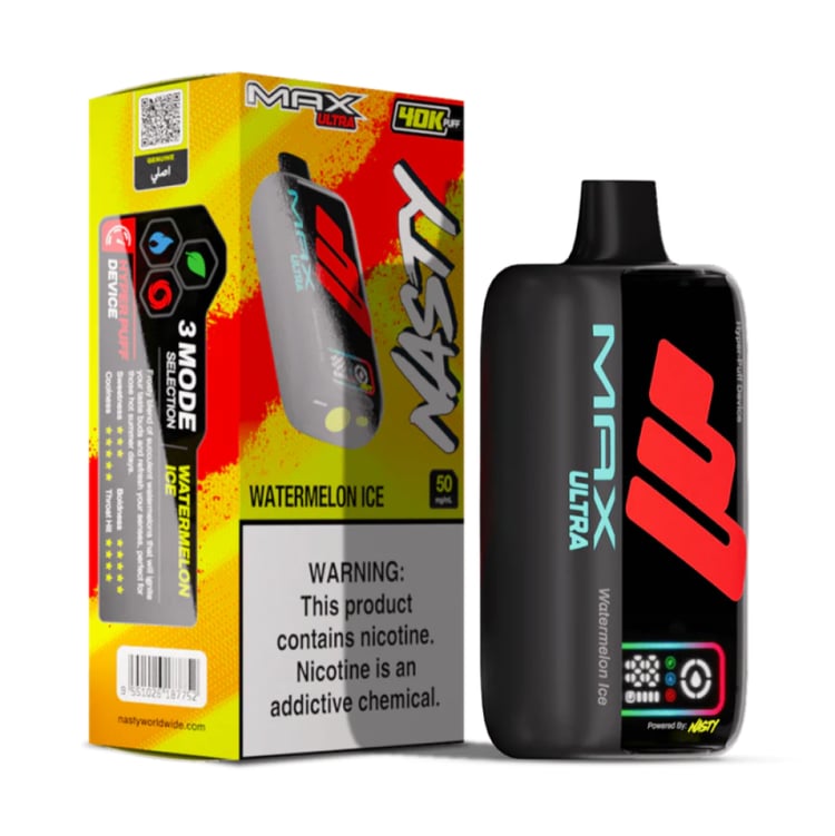 جهاز سحبة ناستي ماكس 40000 سحبة NASTY MAX 40000 PUFFS