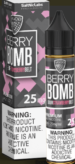 نكهة سولت فيقود قنبلة الفراولة Bomb Berry Strawberry VGOD