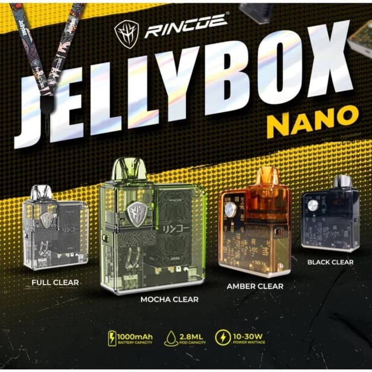 جهاز سحبة وشيشة جيلي بوكس نانو من رينكو Rincoe Jellybox Nano