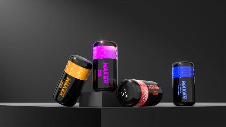 شيشة ووكر أي هوكا 5000 شفطة - Puffs WAKER Shisha 5000