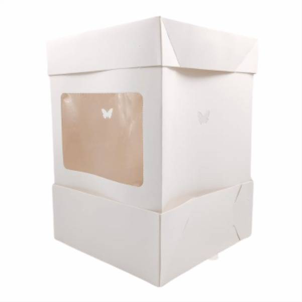 شراء علب كيك فراشه طبقات 30*30*40سم - بيت العلب