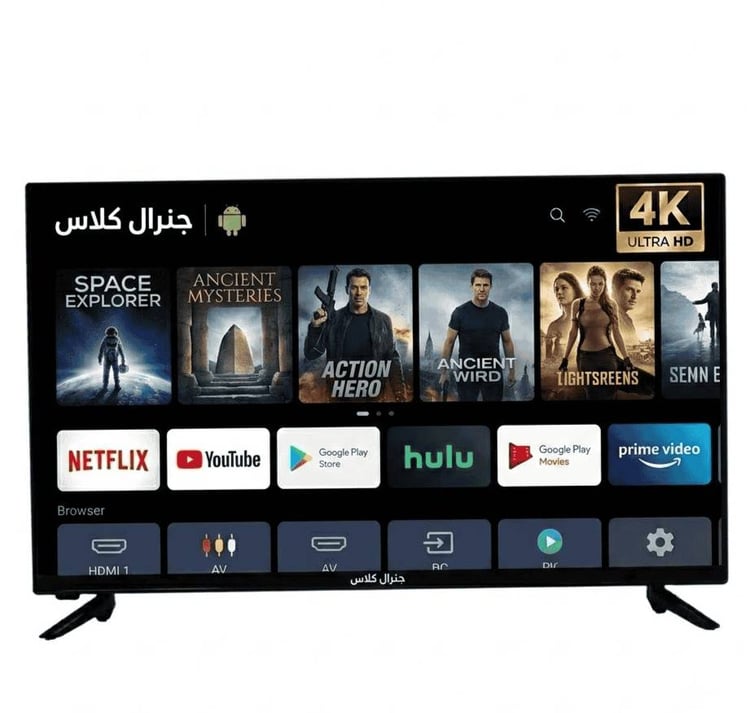 شاشة جنرال كلاس 70 بوصة نظام اندرويد 15