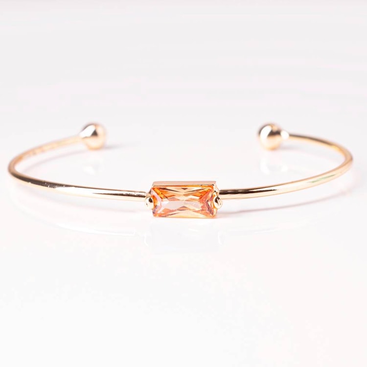 متجر الحلي - إسورة الكرستالة الصفراء Trinkets boutique- Yellow crystal
