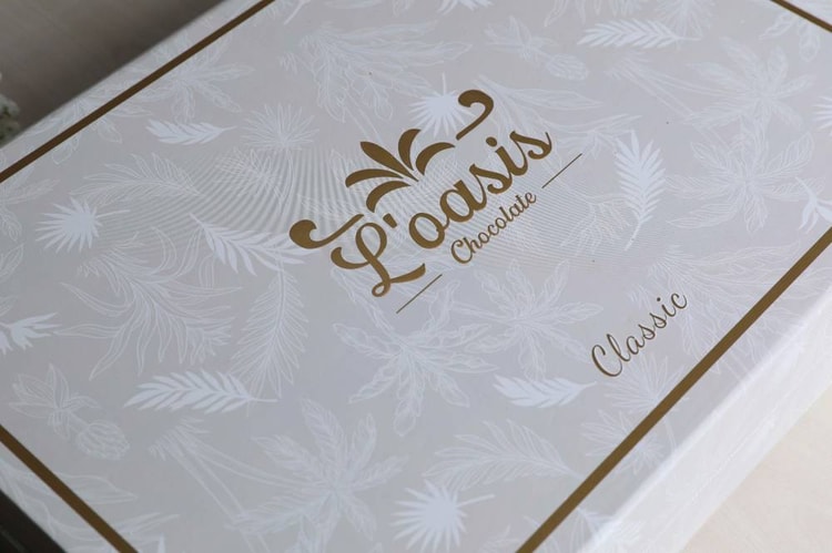 علبة لواسيس L'Oasis Classic الفاخرة شوكولاتة بلجيكية خالية السكر 135 ريال	