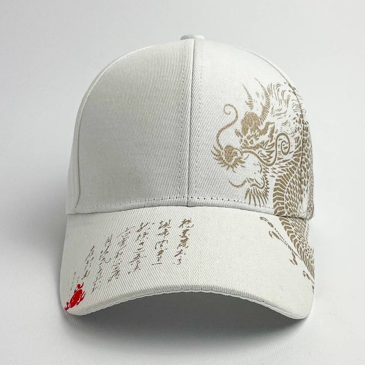Cap On Map | CHINESE DRAGON - WHITE
