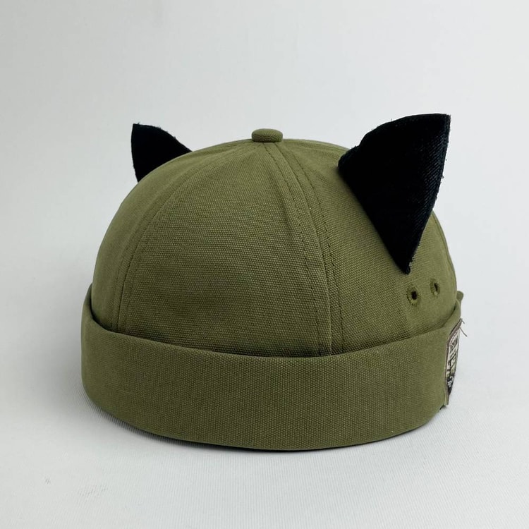 Cap On Map | CUTE KITTEN - GREEN