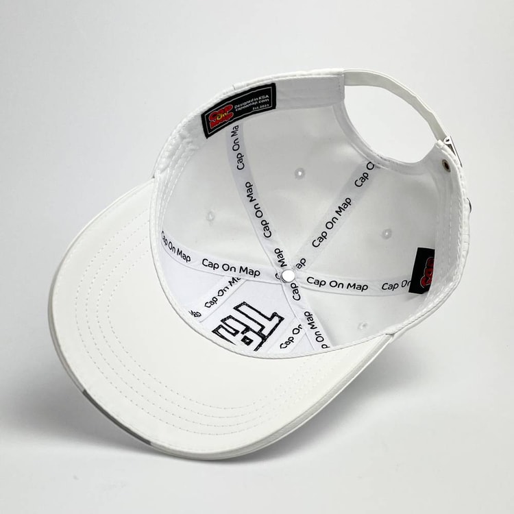 Cap On Map | SPORT - WHITE