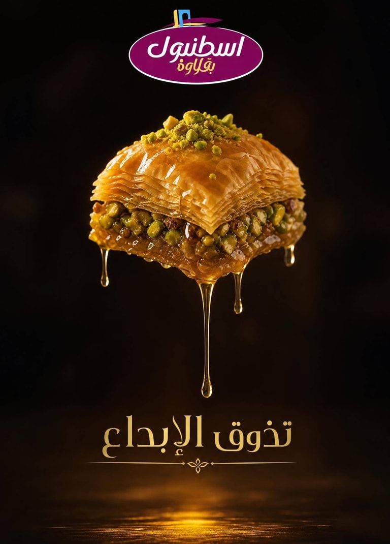 Turkisbaklava with pistachios