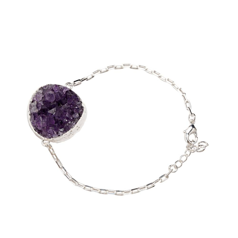 اسورة امتيست طبيعي( Natural Amethyst bracelet)
