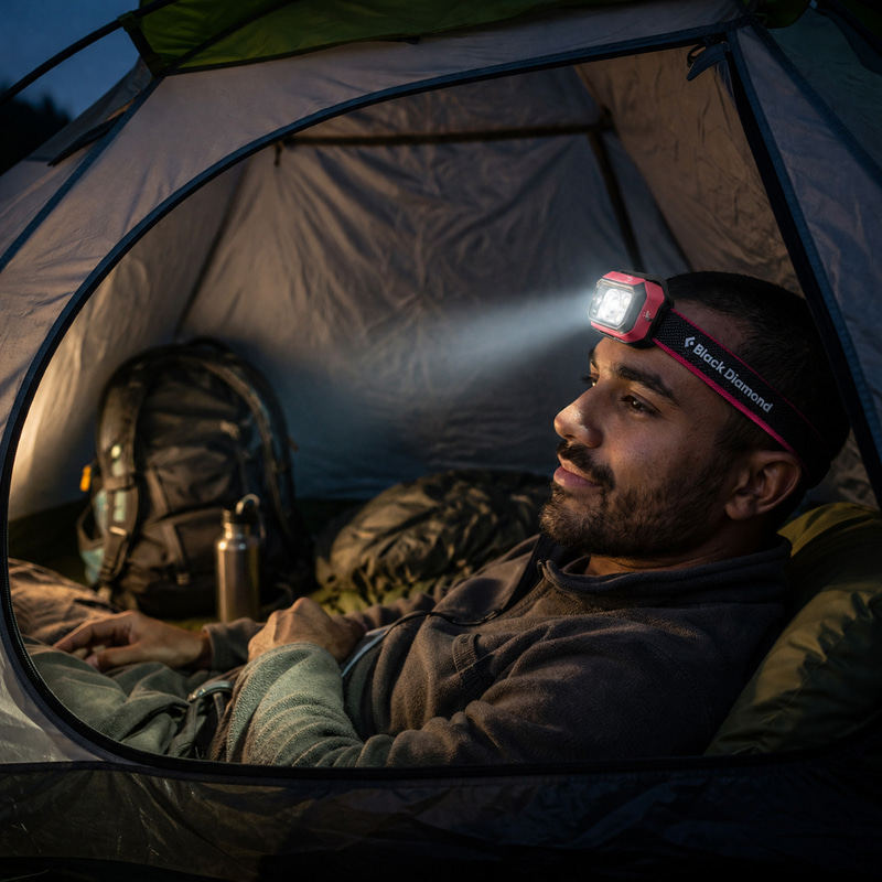 Storm 400 Headlamp + Free moji Lantern 100 - Rose edition