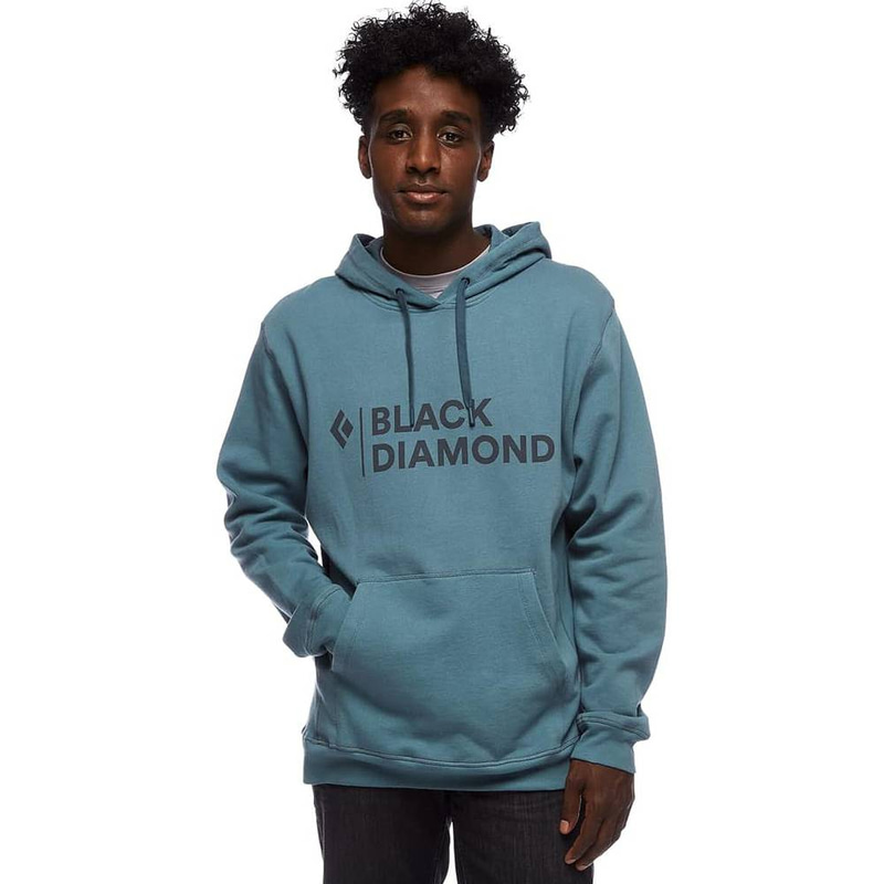 BLACK DIAMOND MEN'S STACKED LOGO HOODY