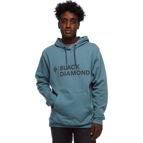 BLACK DIAMOND MEN'S STACKED LOGO HOODY