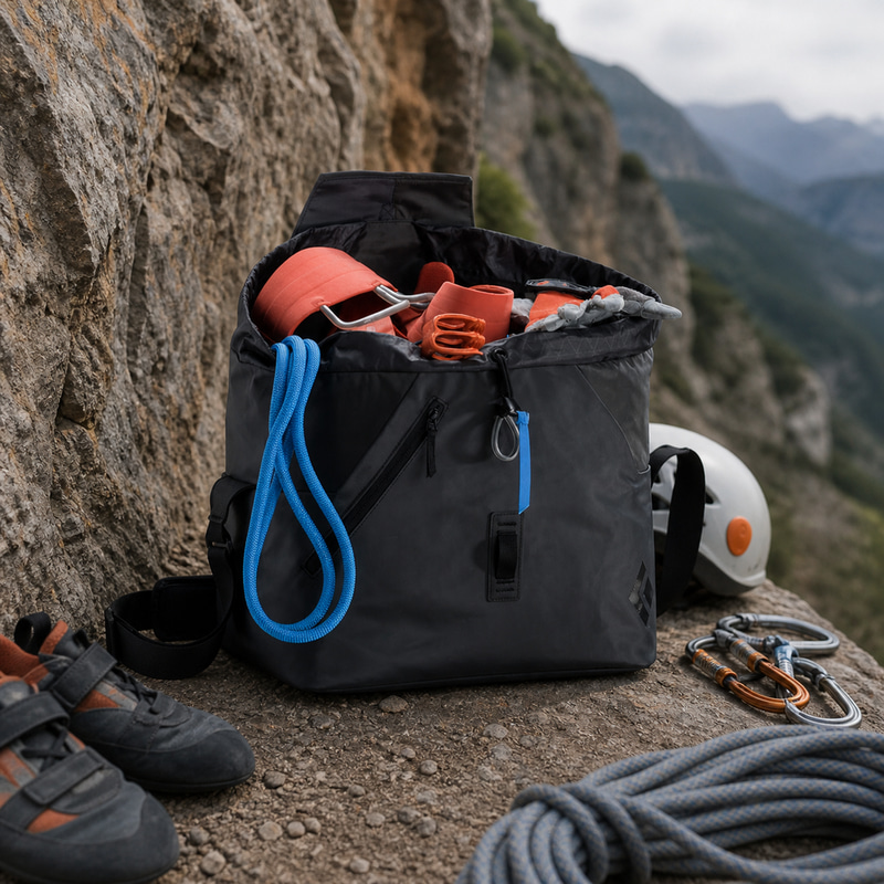 BLACK DIAMOND GYM 35L GEAR BAG BLACK