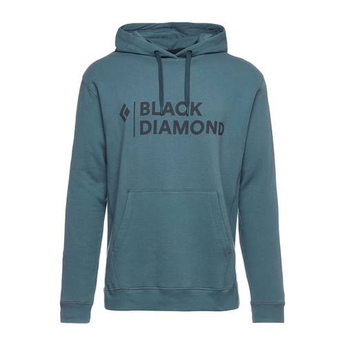 BLACK DIAMOND MEN'S STACKED LOGO HOODY