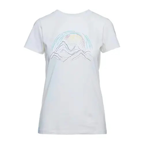 BLACK DIAMOND WOMEN'S SUMMIT SCRIBBLE T-SHIRT