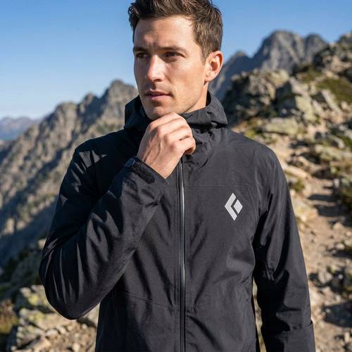 BLACK DIAMOND Men’s Liquid Point Shell Jacket (GORE-TEX Paclite)