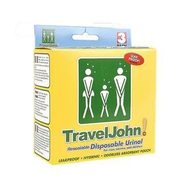 TRAVE JOHN DISPOSABLE URINAL BAG 3PCS