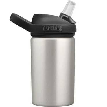 EDDY PLUS KIDS BOTTLE STAINLESS STEEL 400ML BARE STEEL