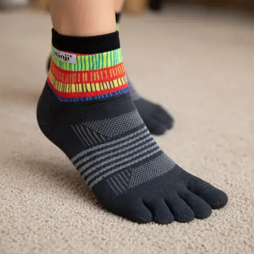 Injinji Women's Trail Midweight Mini-Crew CoolMax