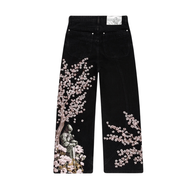 BLOSSOM BLACK DENIM