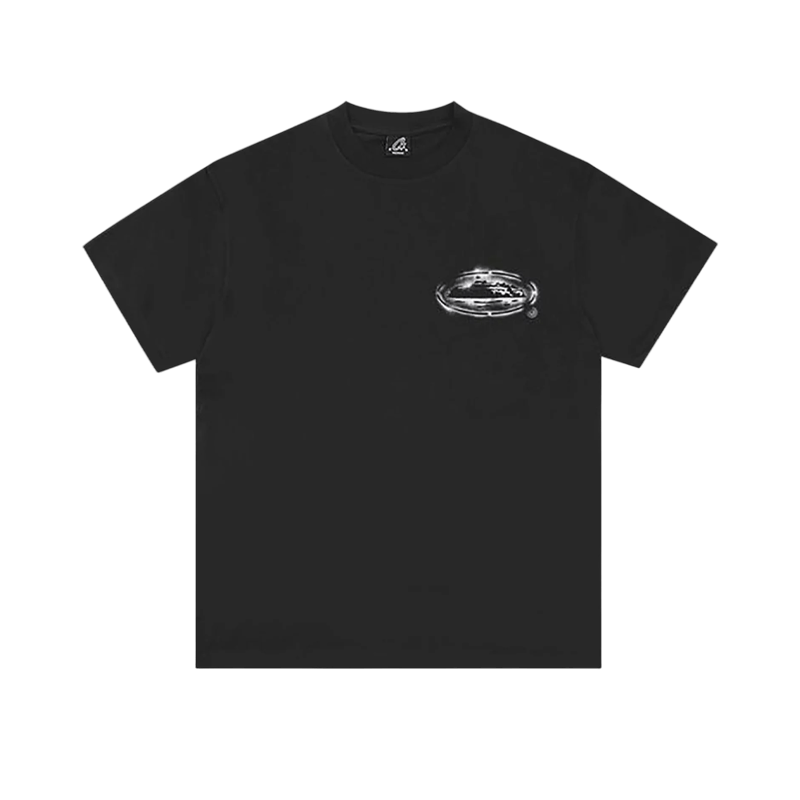 corteiz ® stencil tee black
