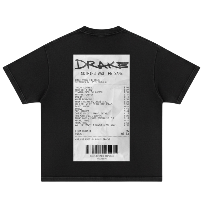 DRAKE NWTS RECEIPT TEE